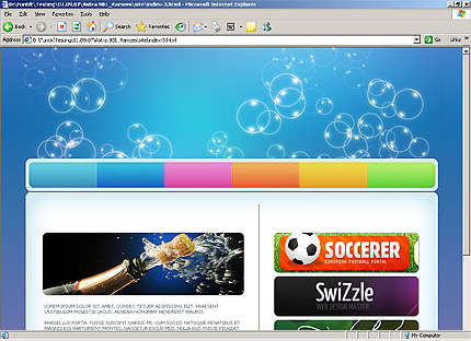 HTML HOMEPAGE SCREENSHOT