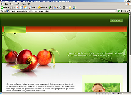 HTML HOMEPAGE SCREENSHOT