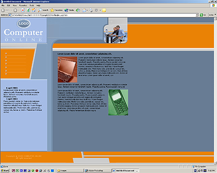 HTML CONTENT PAGE SCREENSHOT