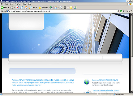 HTML HOMEPAGE SCREENSHOT