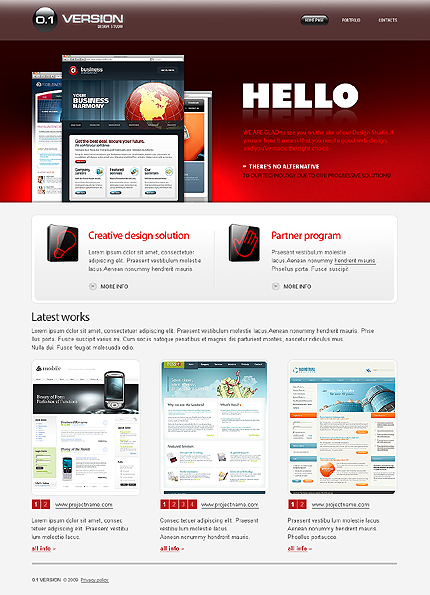 ADOBE PHOTOSHOP HOMEPAGE SCREENSHOT