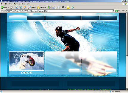 HTML HOMEPAGE SCREENSHOT