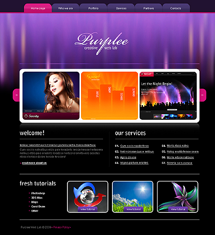 ADOBE PHOTOSHOP HOMEPAGE SCREENSHOT