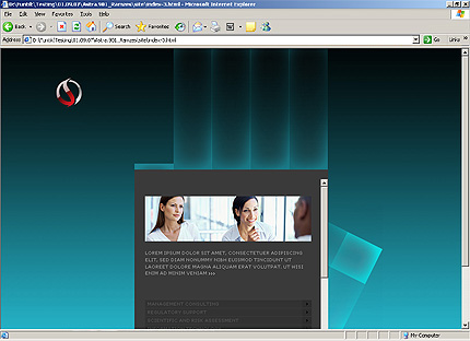 HTML HOMEPAGE SCREENSHOT