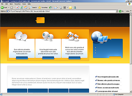 HTML HOMEPAGE SCREENSHOT