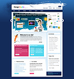 Web Hosting Web Design Template 23258