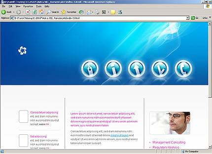 HTML HOMEPAGE SCREENSHOT