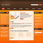 Web Hosting Web Design Template 23642