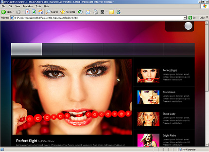 HTML HOMEPAGE SCREENSHOT