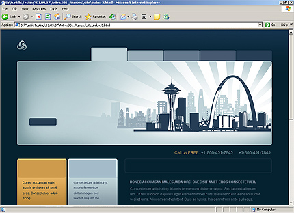 HTML HOMEPAGE SCREENSHOT