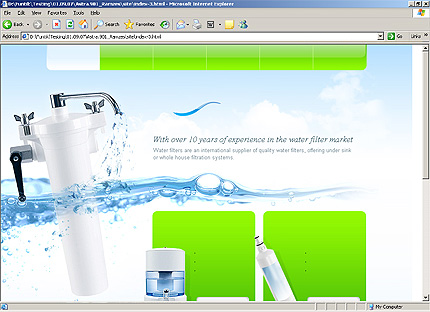 HTML HOMEPAGE SCREENSHOT