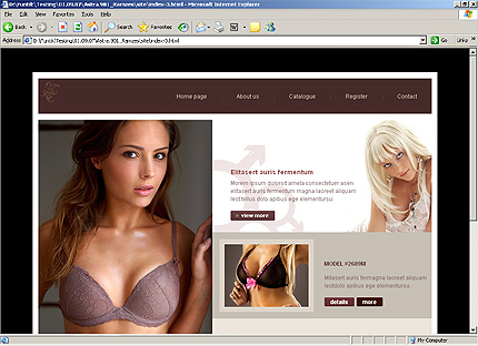 HTML HOMEPAGE SCREENSHOT