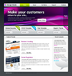 Web Hosting Web Design Template 23948