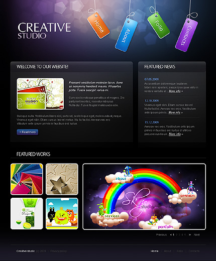 ADOBE PHOTOSHOP HOMEPAGE SCREENSHOT