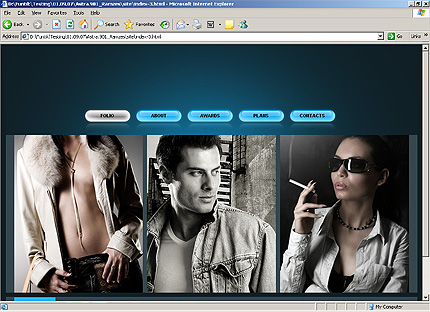 HTML HOMEPAGE SCREENSHOT