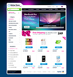 Web Hosting Web Design Template 24097