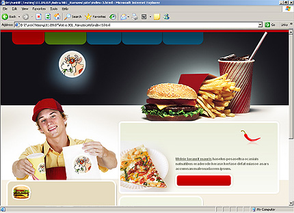 HTML HOMEPAGE SCREENSHOT