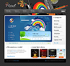Web Hosting Web Design Template 24300