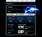 Web Hosting Web Design Template 24307