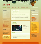 Web Hosting Web Design Template 24723