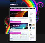 Web Hosting Web Design Template 24783