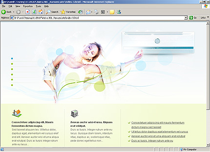 HTML HOMEPAGE SCREENSHOT