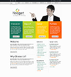 Web Hosting Web Design Template 25040