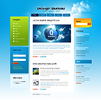 Web Hosting Web Design Template 25180