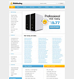 Web Hosting Web Design Template 25189
