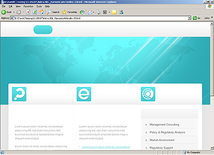 HTML HOMEPAGE SCREENSHOT