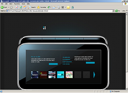 HTML HOMEPAGE SCREENSHOT