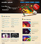 Web Hosting Web Design Template 25236