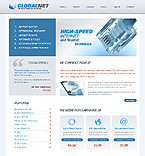 Web Hosting Web Design Template 25243