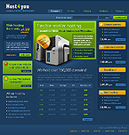 Web Hosting Web Design Template 25330