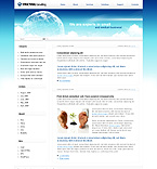 Web Hosting Web Design Template 25506