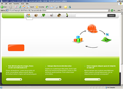 HTML HOMEPAGE SCREENSHOT