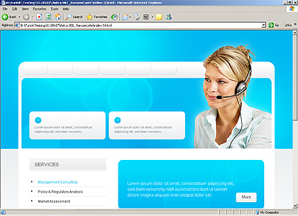 HTML HOMEPAGE SCREENSHOT