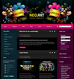 Web Hosting Web Design Template 25979