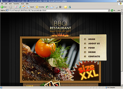 HTML HOMEPAGE SCREENSHOT