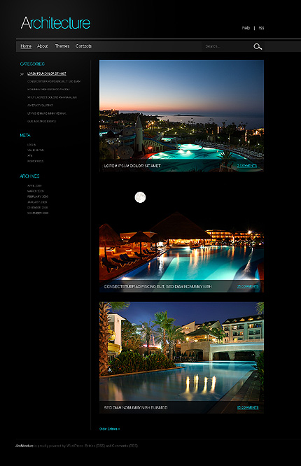 WordPress main photoshop screenshot