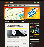 Web Hosting Web Design Template 27032