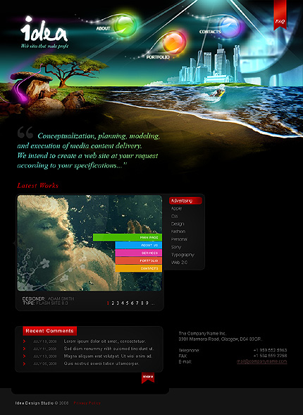 ADOBE PHOTOSHOP HOMEPAGE SCREENSHOT