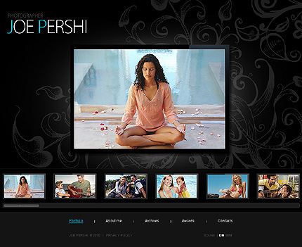 ADOBE PHOTOSHOP HOMEPAGE SCREENSHOT