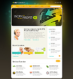 Web Hosting Web Design Template 27555