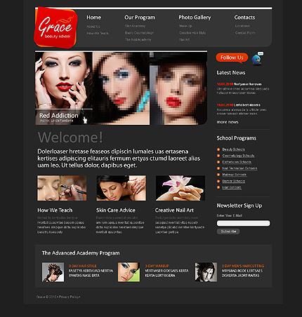 ADOBE PHOTOSHOP HOMEPAGE SCREENSHOT