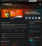 Web Hosting Web Design Template 28927