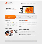 Web Hosting Web Design Template 29456