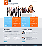 Web Hosting Web Design Template 31953