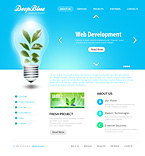 Web Hosting Web Design Template 32439