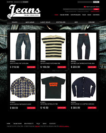 VirtueMart Main Page